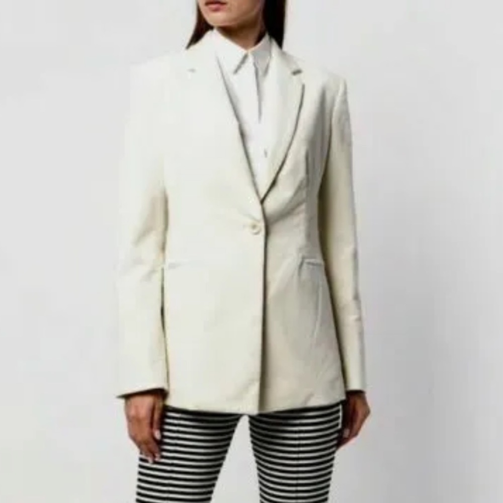 Theory White Blazer